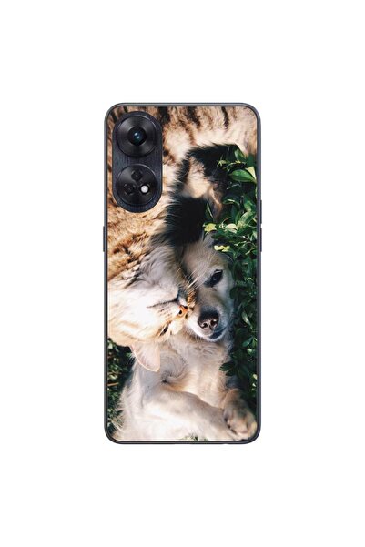 OEM Husa compatibila cu Oppo Reno8 T 4G Silicon Gel Tpu Model Caine si Pisica