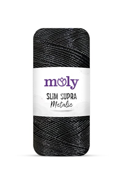 Moly Slim Supra Metallic | Col. No: 1003 | İnce Metalik İplik 200 gr