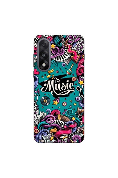OEM Husa compatibila cu OnePlus Nord 5 Silicon Gel Tpu Model Pop Art Music