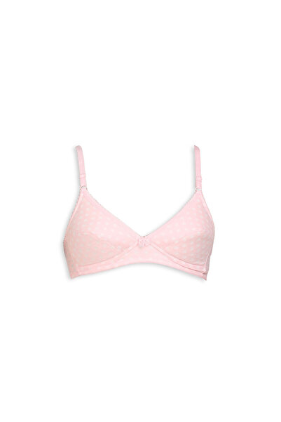 Bodycare Burntout Dots Summer Padded Bra for Women Pink-40