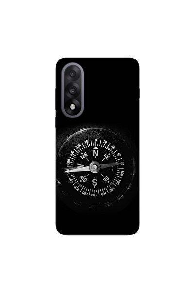 OEM Калъф, съвместим с OnePlus Nord 5, силиконов гел TPU, винтидж модел с компас