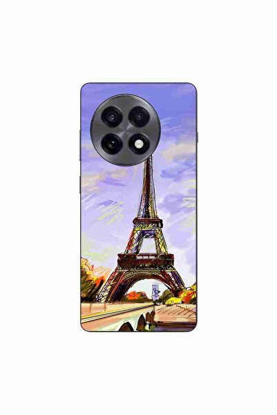 OEM Husa compatibila cu OnePlus 13R Silicon Gel Tpu Model Desen Turnul Eiffel