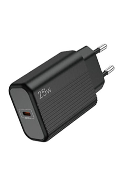 Lamtech Ασύρματος Φορτιστής με Θύρα USB-C, Ισχύς 25W, Μαύρο (LAM112723)