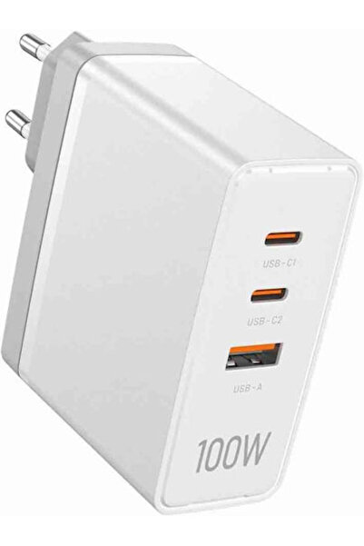 Vention Φορτιστής χωρίς καλώδιο GaN με θύρα USB-A και 2 θύρες USB-C, Παροχή ι...