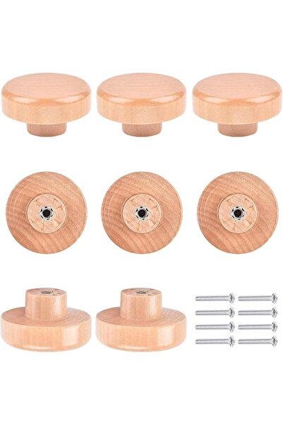 The Bros 5 Pack Gold Self-Adhesive Cabinet Knobs, No-Drill Stick-On Drawer Ha...