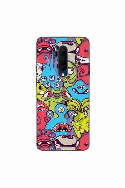 OEM Husa compatibila cu OnePlus 7T Pro Silicon Gel Tpu Model Squishi Monsters