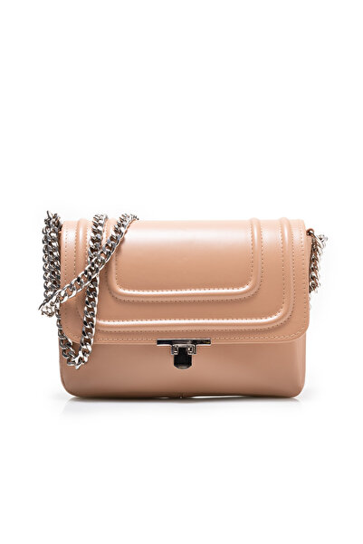 UrbanShoes Women's Genuine Leather Bag , Leofex - 4018 Cappuccino Box