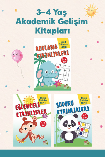 Şıp Çocuk 3-4 Years Old Academic Development Books