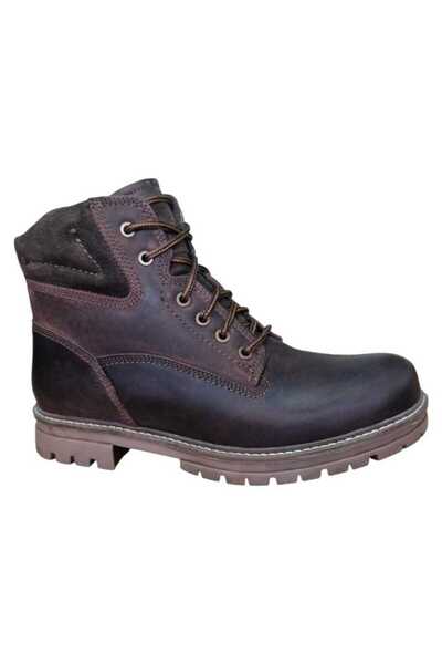 Reflexan leather boots for men, brand, with thick lining, flexible sole, gum,...