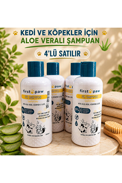 Pet Love 4'lü Aloe Veralı Kedi ve Köpek Şampuanı