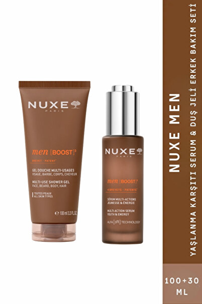 Nuxe Men Yaşlanma Karşıtı Serum & Duş Jeli Erkek Bakım Seti