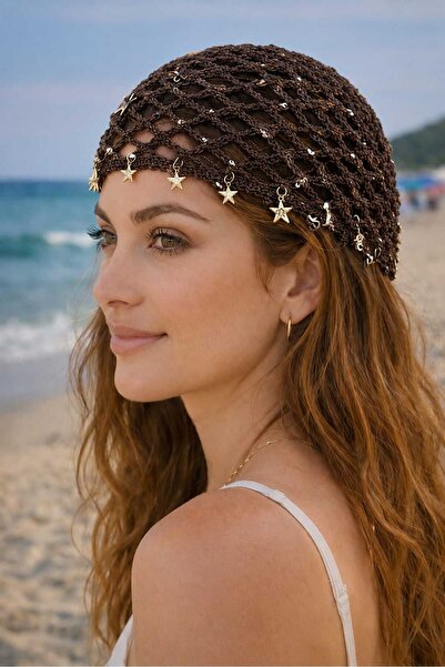 CiselToys Trend Plaj Örme Saç Aksesuarı File Bandana
