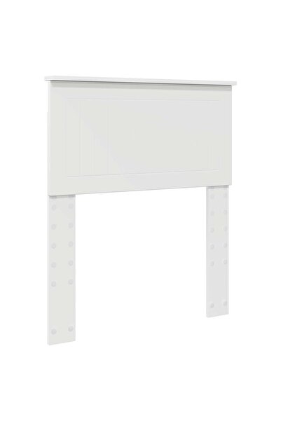 vidaxl Tăblie cap Alb 100 cm Lemn compozit