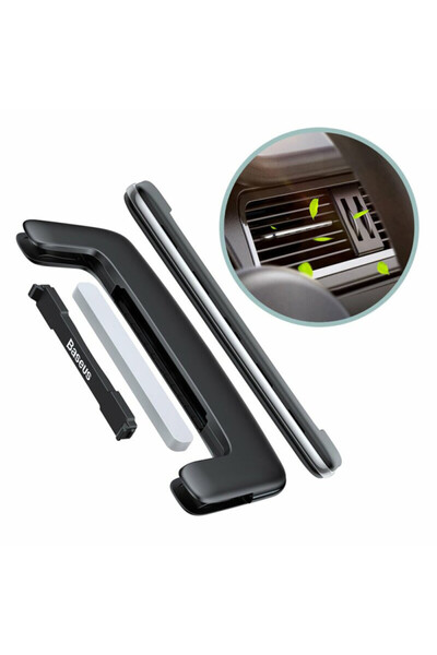 Baseus Car Air Freshener - Paddle Ultrathin (SUXUN-BP0S) - Silver