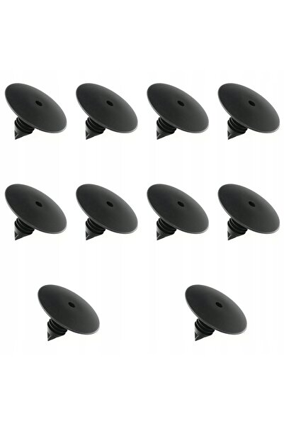 OEM Set 10 cleme de fixare roată Romix, Compatibil cu Opel/Renault, Negru