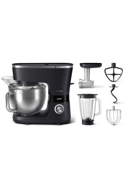 Philips HR7962/21 Σειρά 7000 Κουζινομηχανή, 1000W, 8 Ταχύτητες, ProKnead, Γάν...