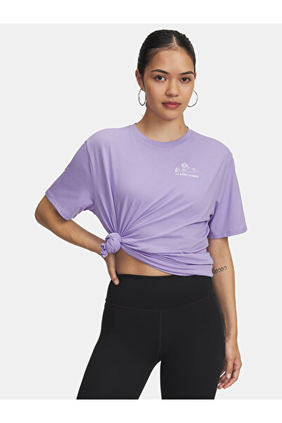 Under Armour Dámské tričko UA Etched Roses OS SS-PPL