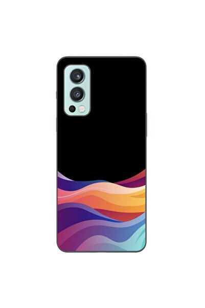 OEM Husa compatibila cu OnePlus Nord 2 Silicon Gel Tpu Model Neon Waves