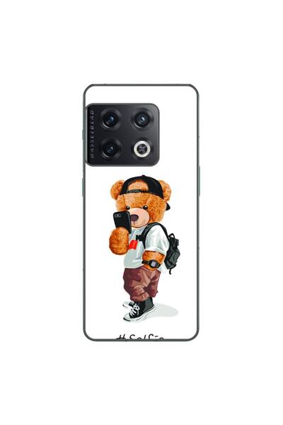OEM Husa compatibila cu OnePlus 10 Pro Silicon Gel Tpu Model Bear Teddy Selfie