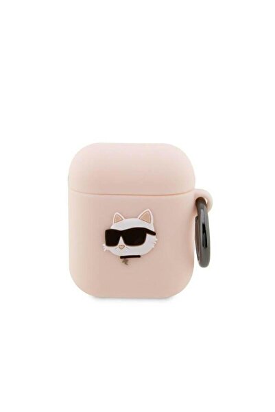 Karl Lagerfeld Case for AirPods 1/2 Gen, Pink