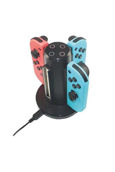 ready2gaming R2GNSW4IN1CHA Stație de încărcare 4-în-1 pentru Nintendo Switch,...