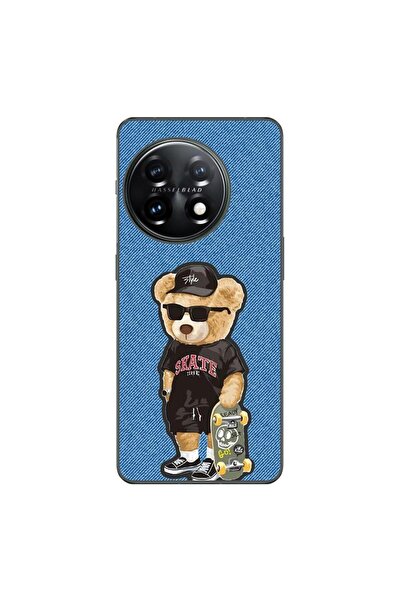 OEM Case compatible with OnePlus 12R Silicone Gel Tpu Pattern Bear Skate Fashion