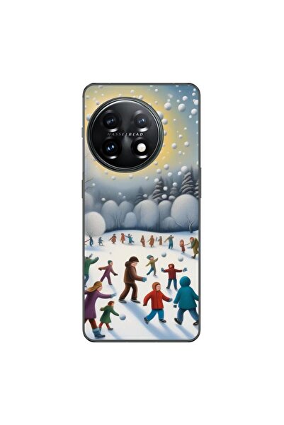 OEM Husa compatibila cu OnePlus 12R Silicon Gel Tpu Model Copii la Joaca Iarna