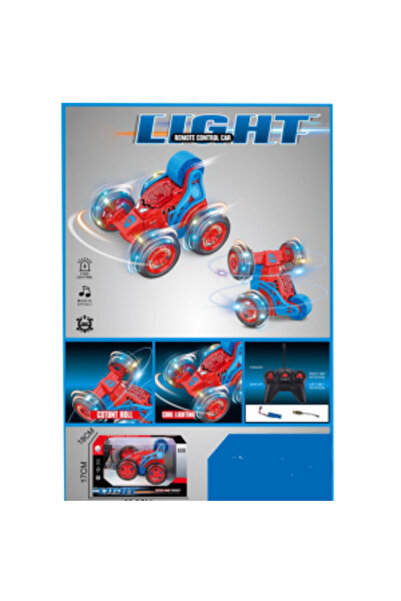CasaDesteapta.ro 360° Stunt Remote Control Car Toy – LED Lights