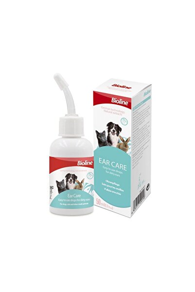 Bioline SOLUTIE CURATARE URECHI PENTRU CAINI SI PISICI 50ML
