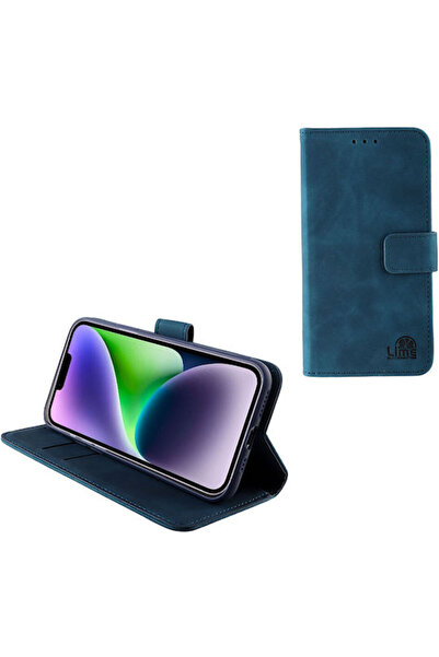 Lime&co Lime Essential Magnet Book Συνθετικό Δέρμα Σκούρο Μπλε (iPhone 14) Κω...