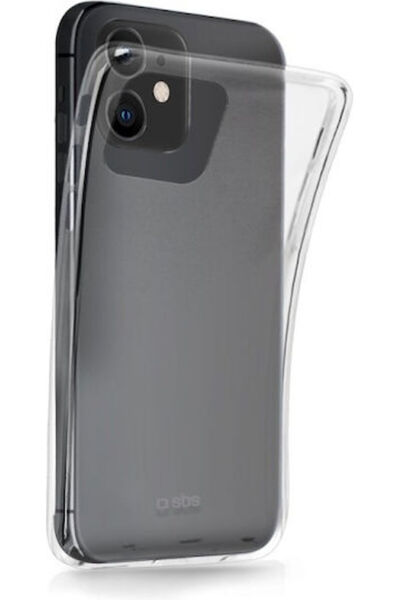 SBS Λεπτή Διαφανής Θήκη Πλάτης Σιλικόνης (iPhone 12 mini) Κωδικός: SKINIP12T