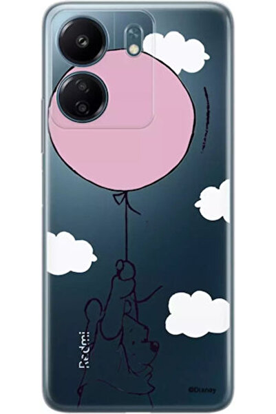 Disney Θήκη Redmi 13c Γουίνι Που με Μερική Εκτύπωση Μπαλονιών Διαφανής