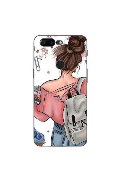 OEM Husa compatibila cu OnePlus 5T Silicon Gel Tpu Model Girl Fashion School