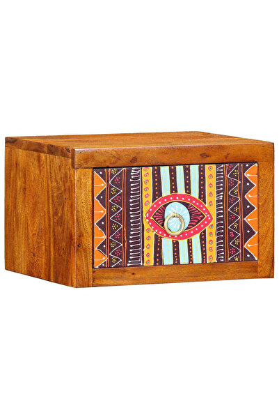 vidaxl Dulap de noapte cu sertar 2 pcs Maro 35 x 30 x 22 cm
