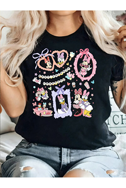 SAUDI DISNEYLAND disneyland Men and Women's 100% Cotton T-Shirt - Oversized C...