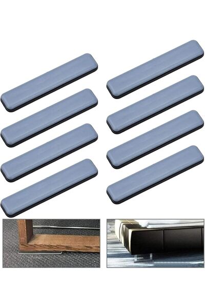 Arabest 8 Pack Furniture Sliders,Self-Stick Adhesive Moving Pads,3.9 x 1 Inch...