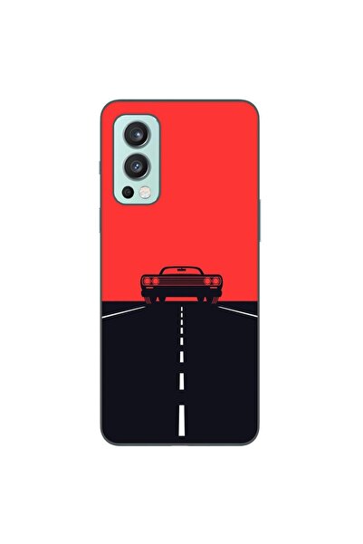 OEM Husa compatibila cu OnePlus Nord 2 Silicon Gel Tpu Model Red Sky Muscle Car