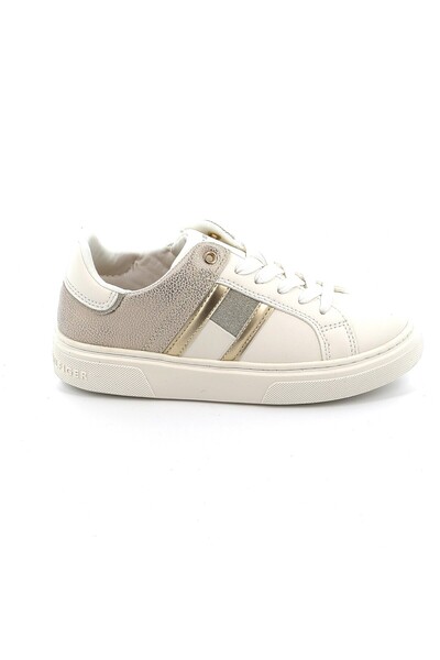 Tommy Hilfiger Παιδικό Χαμηλό Casual για Κορίτσι Flag Low Cut Lace-up Sneaker...