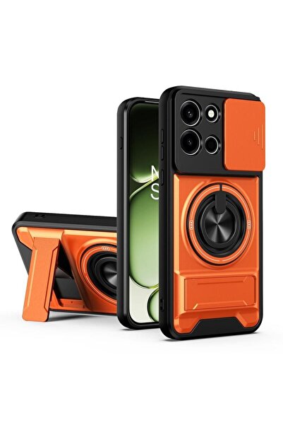sscase Sliding Camshield Σκληρή Θήκη με Δαχτυλίδι και Stand Orange (OnePlus N...
