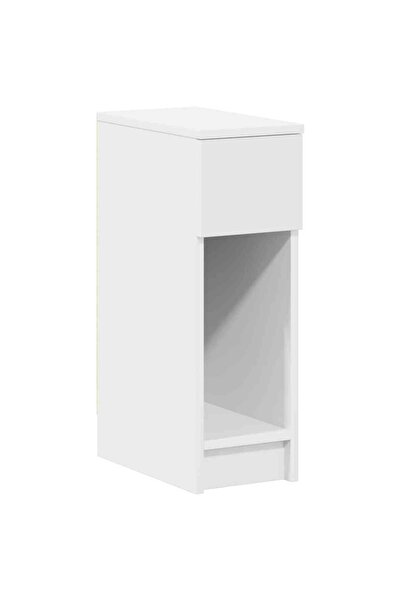 vidaxl Noptiera cu sertar alb 20x36x60 cm