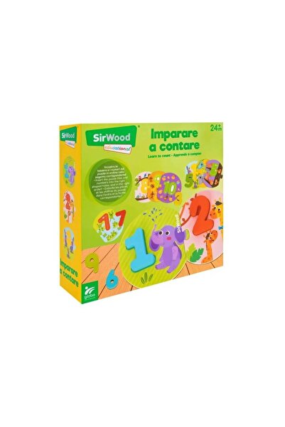 GLOBO Sirwood Ξύλινο Παιδικό Puzzle Λεπτής Κινητικότητας Σφηνώματα με νούμερα...