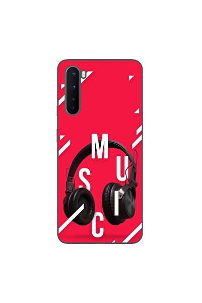 OEM Калъф, съвместим с OnePlus Nord, силиконов гел TPU, модел  "Музикални слу...