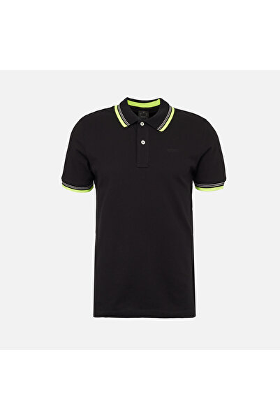 Geox Tricou negru pentru bărbați