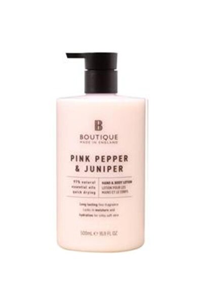 Boutique Lotiune pentru Maini si Corp cu Parfum de Piper Roz si Ienupar - Han...