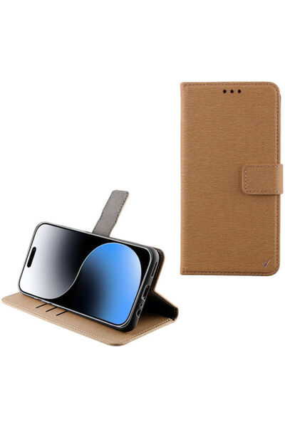Other Volte-Tel Allure Magnet Book Συνθετικό Δέρμα / Σιλικόνη Χρυσό (iPhone 15)