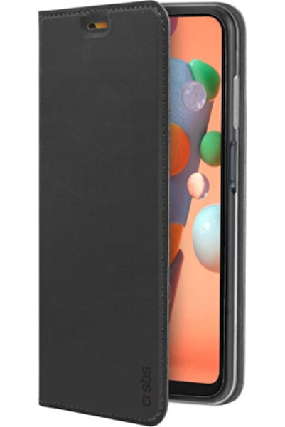 SBS Lite Book Συνθετικό Δέρμα Μαύρο (Galaxy A12) Κωδικός: BKLITESAA12K