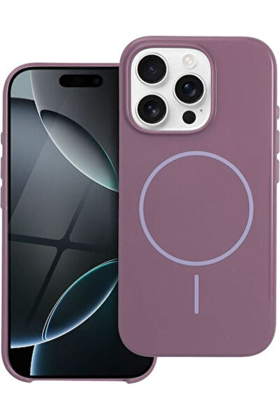 OEM Γυαλιστερή Πλαστική Πίσω Θήκη Μωβ (iPhone 17 Pro)