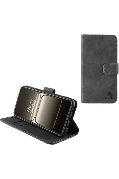 Lime&co Lime Essential Magnet Book Συνθετικό Δέρμα Γκρι (OnePlus Nord CE5) Κω...