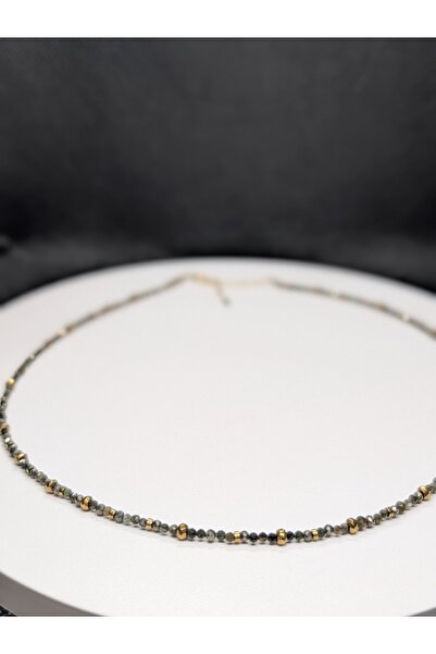 PIETRICELE Colier Mystic Forest cu Aur Filat