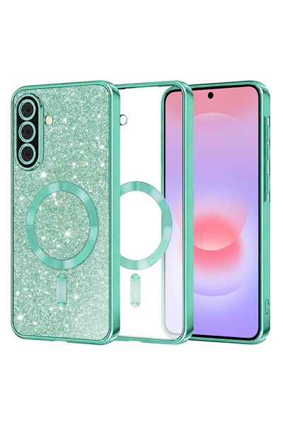 Techsuit Husa pentru Samsung Galaxy A37 5G, Luxury Glitter MagSafe, protectie...